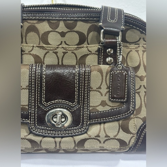 Coach Hampton Signature Canvas Bag - Picture 8 of 10